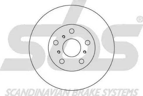 SBS 1815204531 - Спирачен диск vvparts.bg