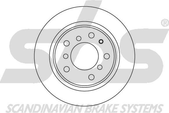 SBS 1815201503 - Спирачен диск vvparts.bg