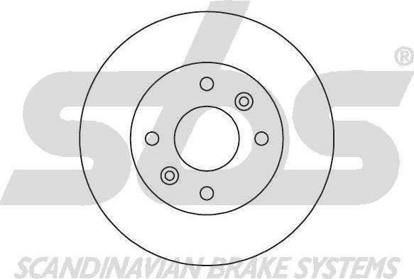 SBS 1815203949 - Спирачен диск vvparts.bg