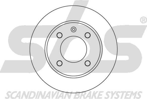 SBS 1815202525 - Спирачен диск vvparts.bg