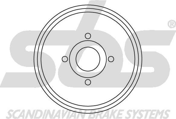 SBS 1825.253915 - Спирачен барабан vvparts.bg