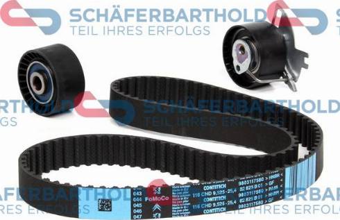 Schferbarthold 942 06 372 01 11 - Комплект ангренажен ремък vvparts.bg