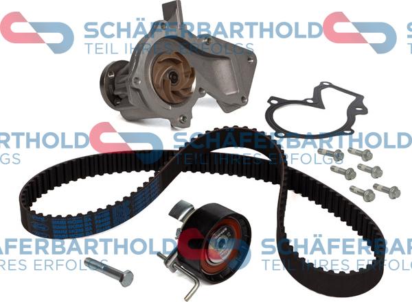 Schferbarthold 300 06 400 01 11 - Водна помпа+ к-кт ангренажен ремък vvparts.bg