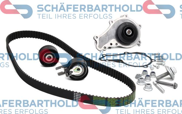 Schferbarthold 300 06 395 01 11 - Водна помпа+ к-кт ангренажен ремък vvparts.bg