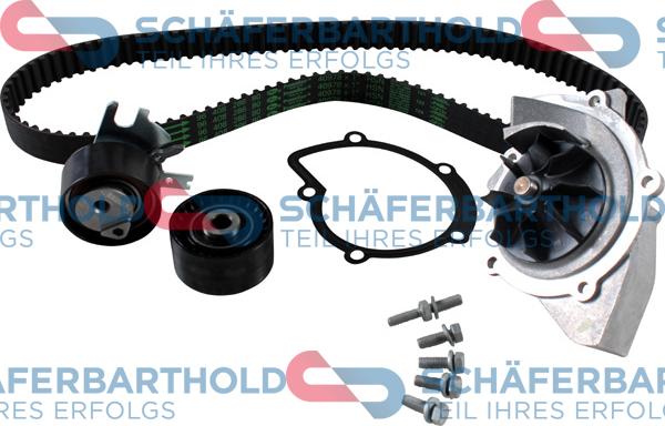 Schferbarthold 300 06 398 01 11 - Водна помпа+ к-кт ангренажен ремък vvparts.bg