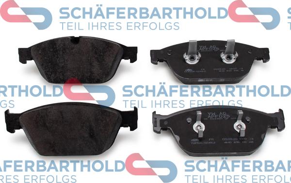 Schferbarthold 315 04 140 01 11 - Комплект спирачно феродо, дискови спирачки vvparts.bg