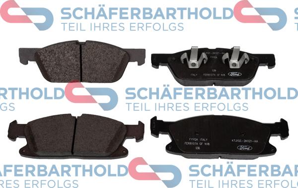 Schferbarthold 315 06 239 01 11 - Комплект спирачно феродо, дискови спирачки vvparts.bg