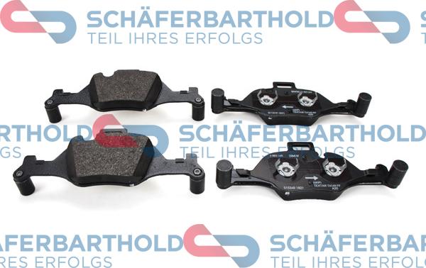 Schferbarthold 315 02 966 01 11 - Комплект спирачно феродо, дискови спирачки vvparts.bg