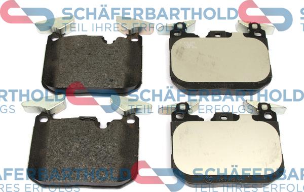 Schferbarthold 315 02 160 01 11 - Комплект спирачно феродо, дискови спирачки vvparts.bg