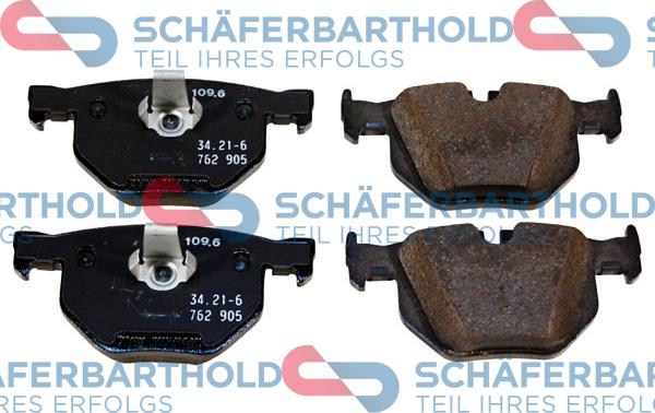 Schferbarthold 315 02 161 01 11 - Комплект спирачно феродо, дискови спирачки vvparts.bg