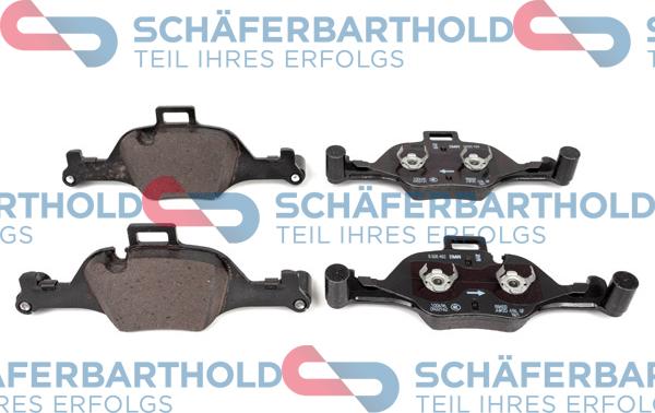 Schferbarthold 315 02 184 01 11 - Комплект спирачно феродо, дискови спирачки vvparts.bg