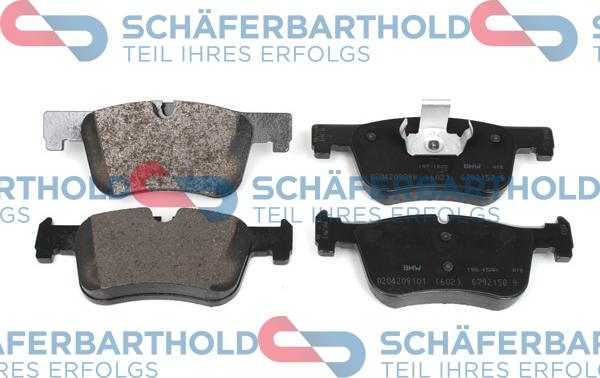 Schferbarthold 315 02 131 01 11 - Комплект спирачно феродо, дискови спирачки vvparts.bg