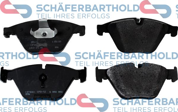 Schferbarthold 315 02 375 01 11 - Комплект спирачно феродо, дискови спирачки vvparts.bg