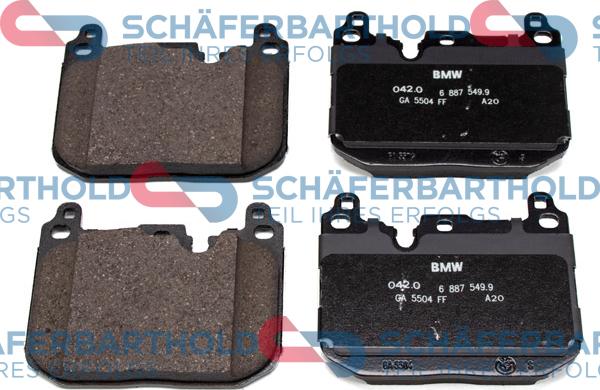 Schferbarthold 315 02 219 01 11 - Комплект спирачно феродо, дискови спирачки vvparts.bg