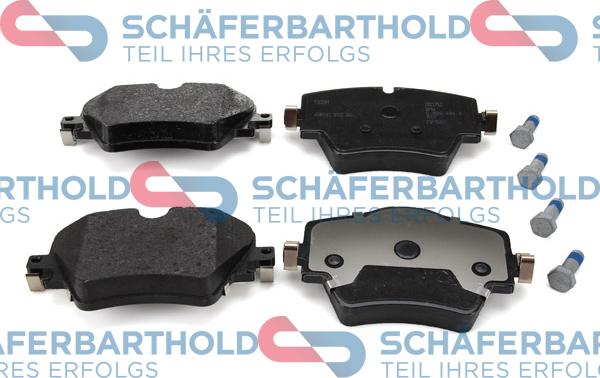 Schferbarthold 315 02 799 01 11 - Комплект спирачно феродо, дискови спирачки vvparts.bg