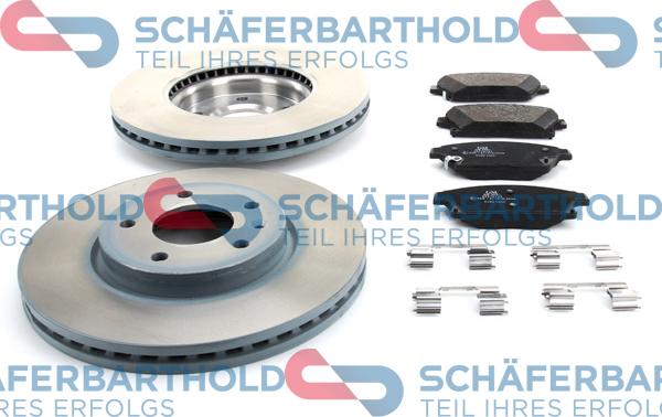 Schferbarthold 315 16 594 01 11 - Спирачен комплект, дискови спирачки vvparts.bg