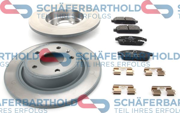 Schferbarthold 315 16 595 01 11 - Спирачен комплект, дискови спирачки vvparts.bg