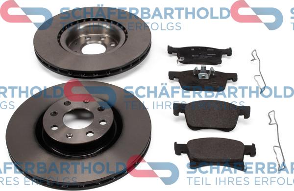 Schferbarthold 315 16 598 01 11 - Спирачен комплект, дискови спирачки vvparts.bg