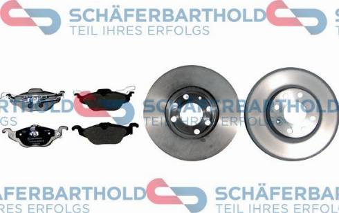 Schferbarthold 315 16 513 01 11 - Спирачен комплект, дискови спирачки vvparts.bg