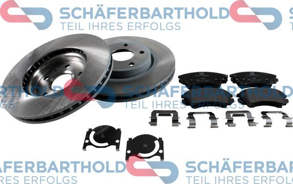 Schferbarthold 315 16 579 01 11 - Спирачен комплект, дискови спирачки vvparts.bg