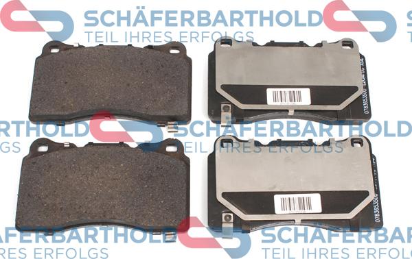 Schferbarthold 315 16 211 01 11 - Комплект спирачно феродо, дискови спирачки vvparts.bg