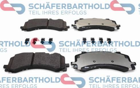 Schferbarthold 315 18 215 01 11 - Комплект спирачно феродо, дискови спирачки vvparts.bg