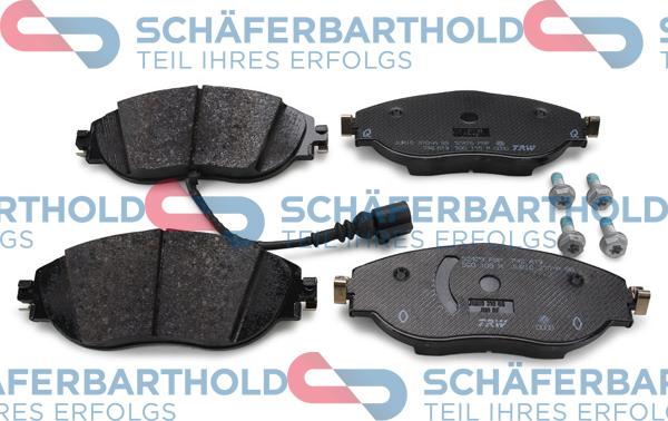 Schferbarthold 315 18 236 01 11 - Комплект спирачно феродо, дискови спирачки vvparts.bg