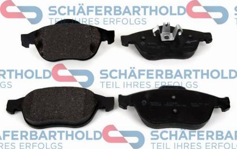 Schferbarthold 315 28 278 01 11 - Комплект спирачно феродо, дискови спирачки vvparts.bg