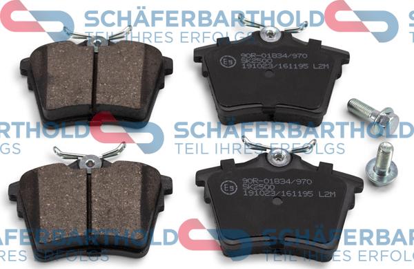 Schferbarthold 315 27 098 01 11 - Комплект спирачно феродо, дискови спирачки vvparts.bg