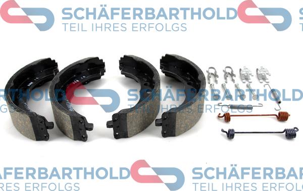 Schferbarthold 315 27 014 01 11 - Комплект спирачна челюст, ръчна спирачка vvparts.bg
