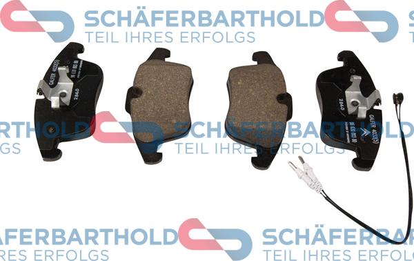 Schferbarthold 315 27 253 01 11 - Комплект спирачно феродо, дискови спирачки vvparts.bg