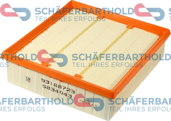 Schferbarthold 310 16 665 01 11 - Въздушен филтър vvparts.bg