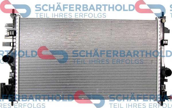 Schferbarthold 310 16 848 01 11 - Радиатор, охлаждане на двигателя vvparts.bg