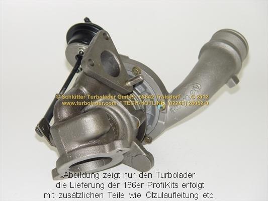 Schlütter Turbolader PRO-09050 - Турбина, принудително пълнене с въздух vvparts.bg