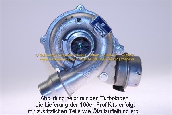 Schlütter Turbolader 166-09265 - Турбина, принудително пълнене с въздух vvparts.bg