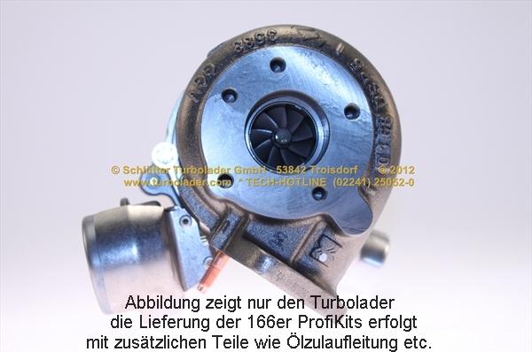 Schlütter Turbolader PRO-09265 - Турбина, принудително пълнене с въздух vvparts.bg