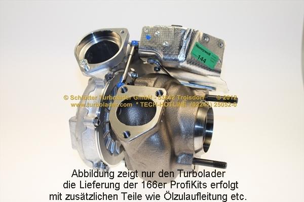 Schlütter Turbolader 166-09281 - Турбина, принудително пълнене с въздух vvparts.bg