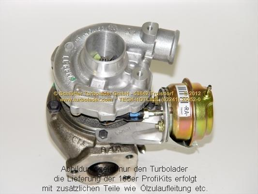 Schlütter Turbolader PRO-04021 - Турбина, принудително пълнене с въздух vvparts.bg