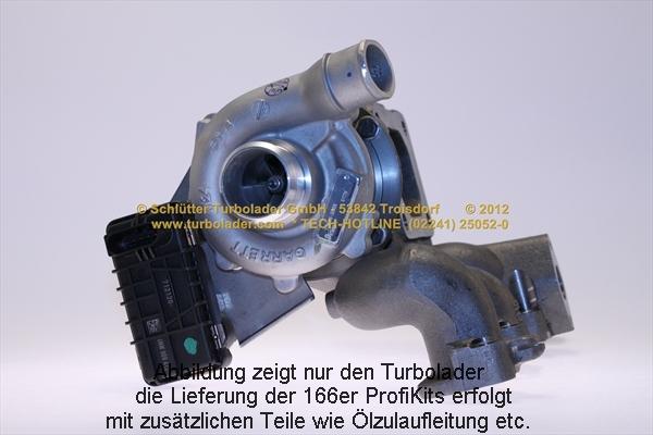 Schlütter Turbolader 166-05075EOL - Турбина, принудително пълнене с въздух vvparts.bg