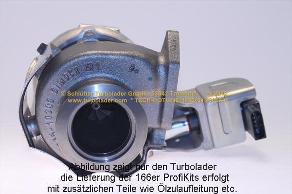 Schlütter Turbolader 166-05225EOL - Турбина, принудително пълнене с въздух vvparts.bg