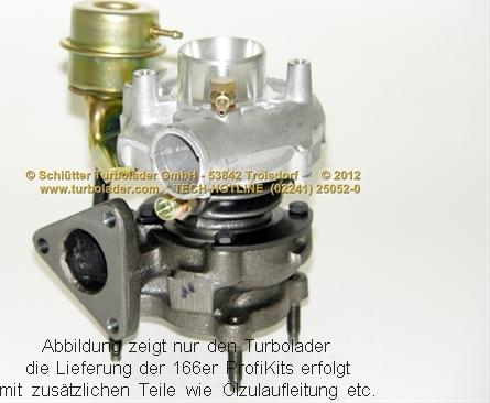 Schlütter Turbolader PRO-00500 - Турбина, принудително пълнене с въздух vvparts.bg