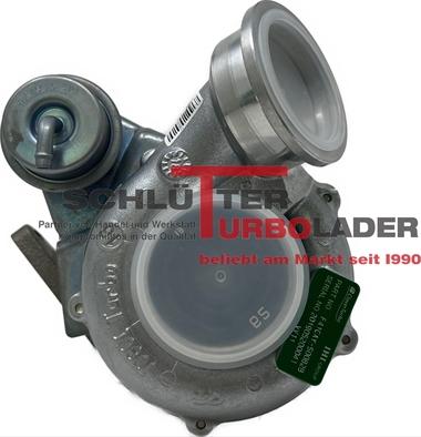 Schlütter Turbolader 166-00605 - Турбина, принудително пълнене с въздух vvparts.bg