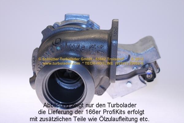 Schlütter Turbolader 166-00920EOL - Турбина, принудително пълнене с въздух vvparts.bg