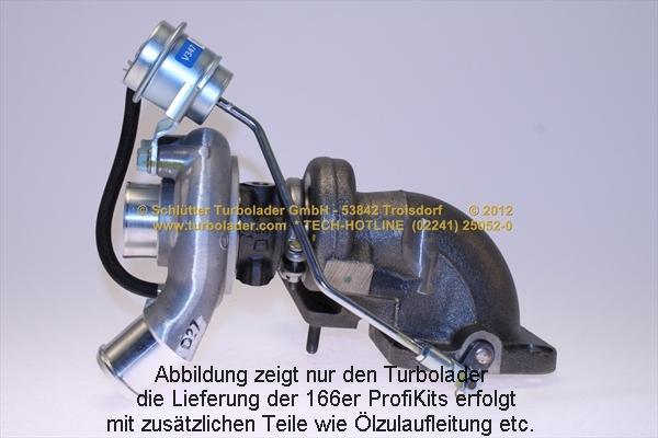 Schlütter Turbolader 166-00045S - Турбина, принудително пълнене с въздух vvparts.bg