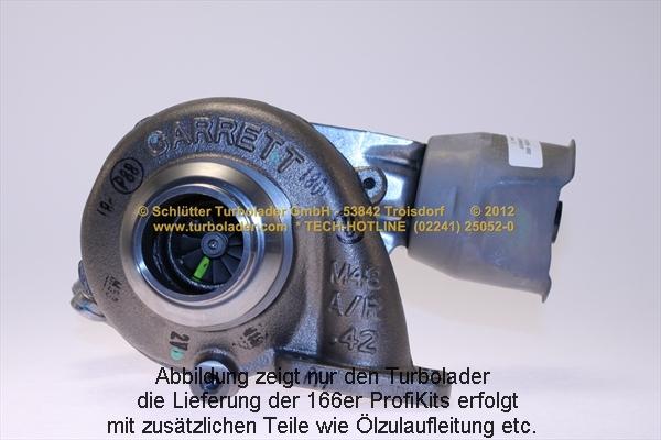 Schlütter Turbolader 166-00068 - Турбина, принудително пълнене с въздух vvparts.bg