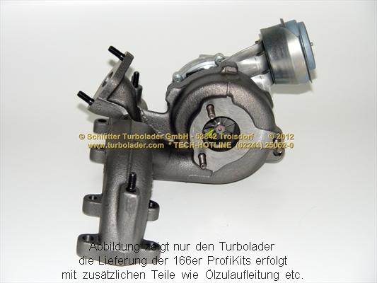 Schlütter Turbolader 166-00010EOL D - Турбина, принудително пълнене с въздух vvparts.bg