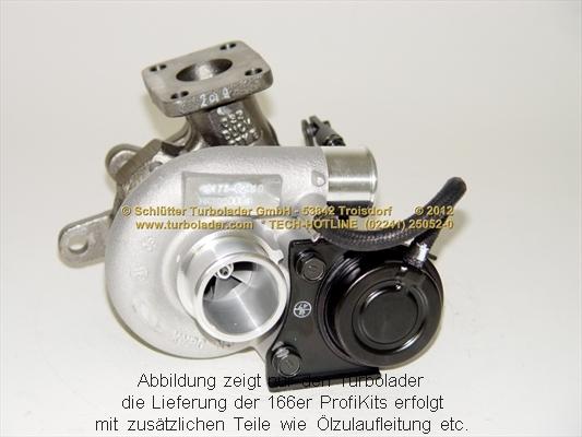 Schlütter Turbolader PRO-00805 - Турбина, принудително пълнене с въздух vvparts.bg