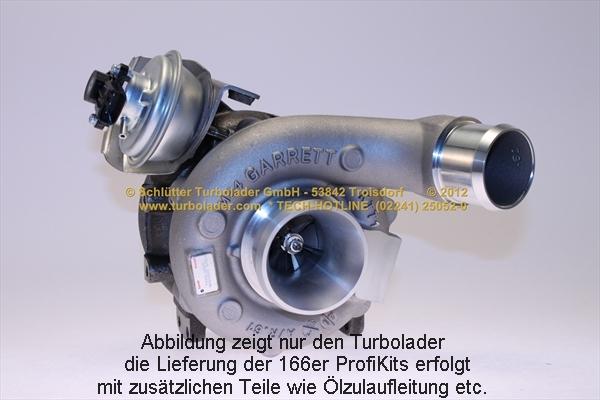 Schlütter Turbolader 166-00395 - Турбина, принудително пълнене с въздух vvparts.bg