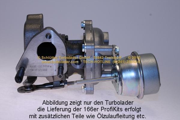 Schlütter Turbolader PRO-00305 - Турбина, принудително пълнене с въздух vvparts.bg