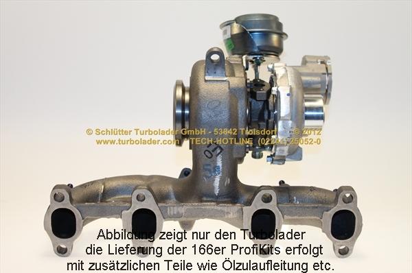 Schlütter Turbolader 166-00320 - Турбина, принудително пълнене с въздух vvparts.bg